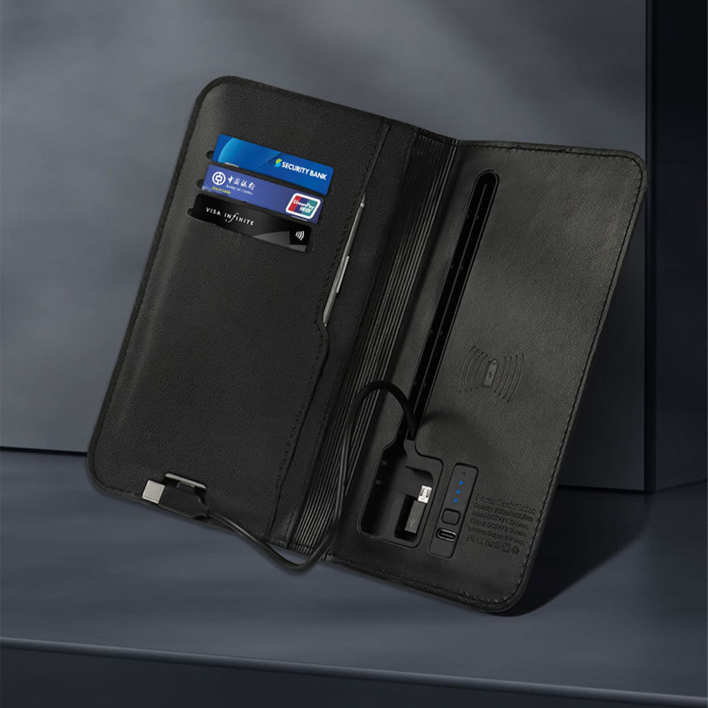 پاوربانک تبلیغاتی مدل کیف پول چرمی کد PB-109 - تصویر 3